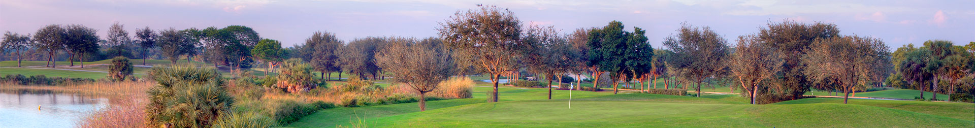 okeeheelee golf course shot with lake