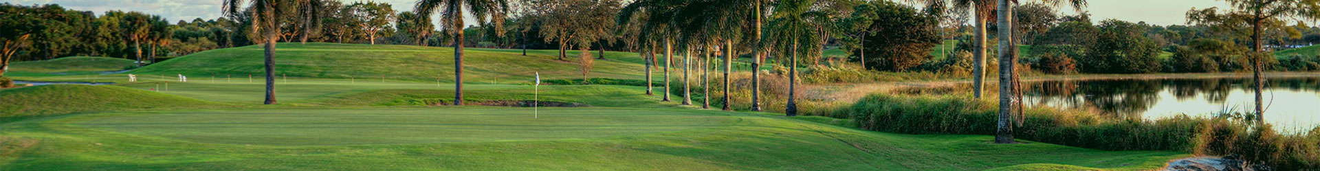 okeeheelee golf course shot with lake
